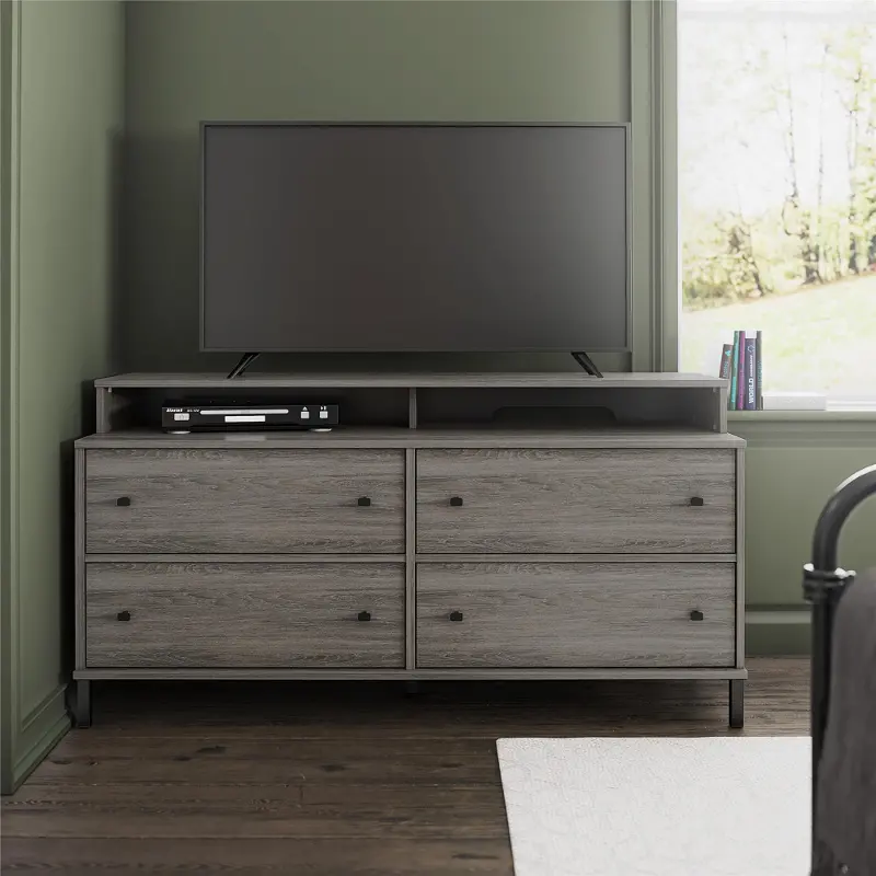 Kalissa Gray Oak Media Dresser