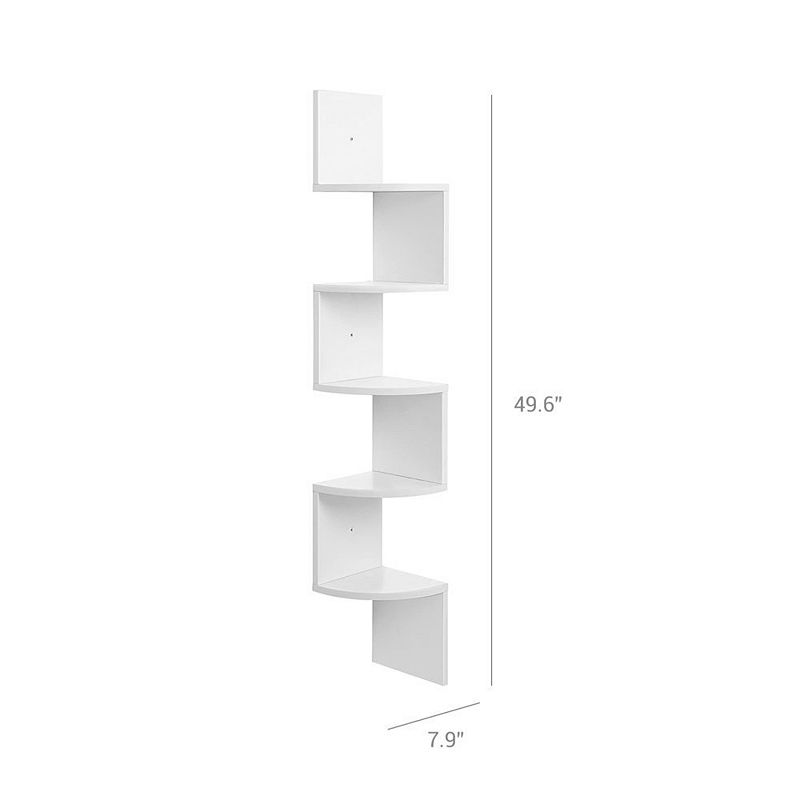 BreeBe Zigzag Design Corner Shelf