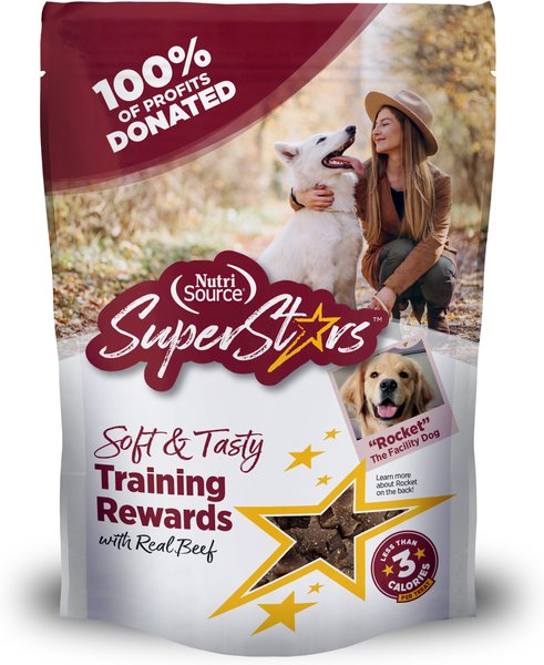 NutriSource Super Star Training Beef Flavor Dog Treats