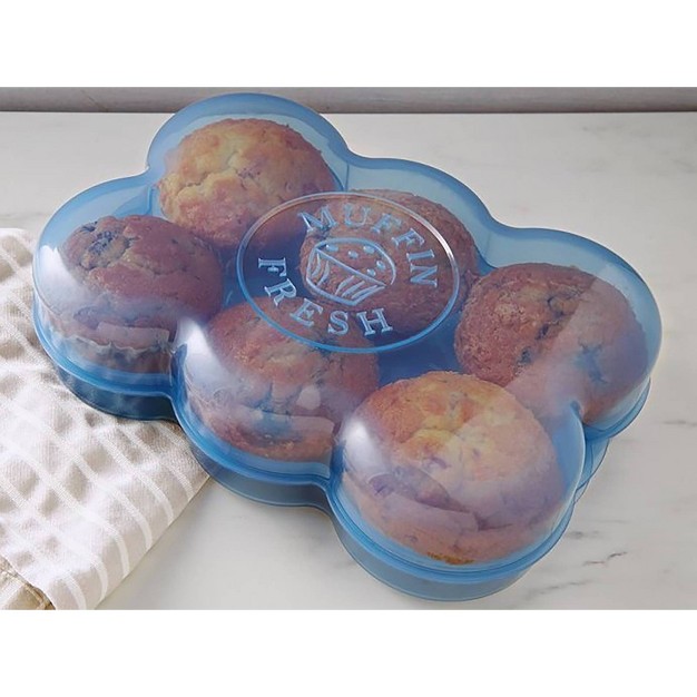 Fresh Keeper Reusable Air Tight Muffin Storage Container