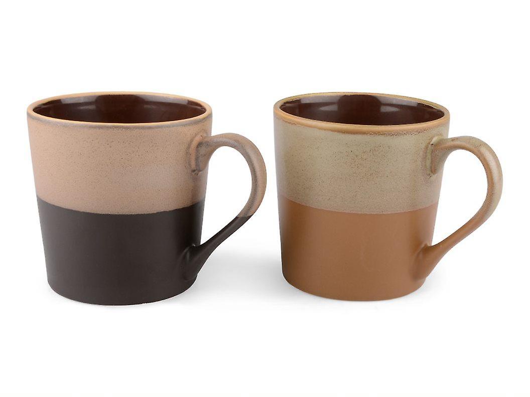 Mugg Brun/beige 4-pack