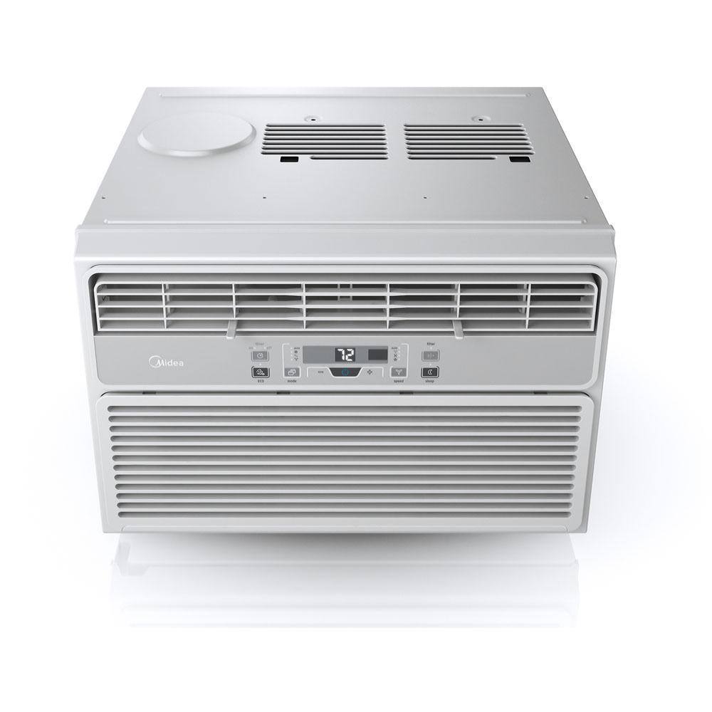 Midea 6000 BTU 115-Volt Window Air Conditioner with Remote in White MWA06CR71