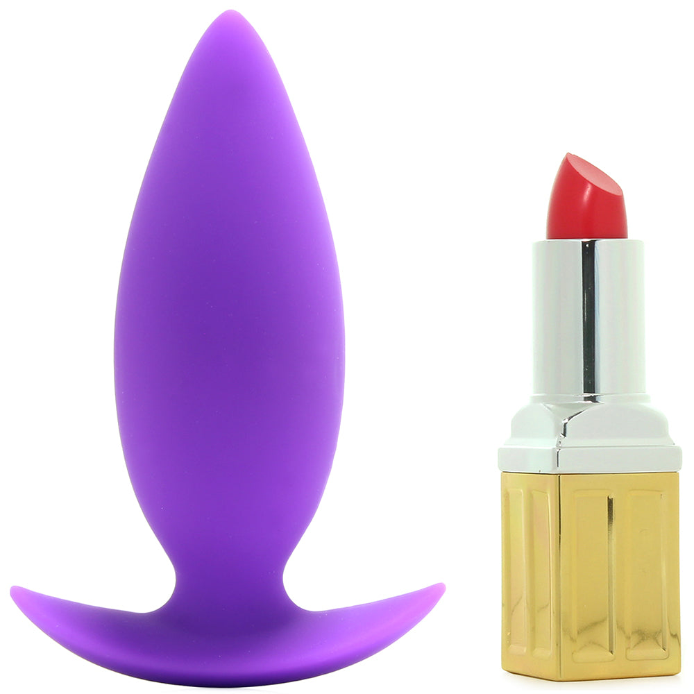 Inya Spade Medium Silicone Butt Plug in Purple