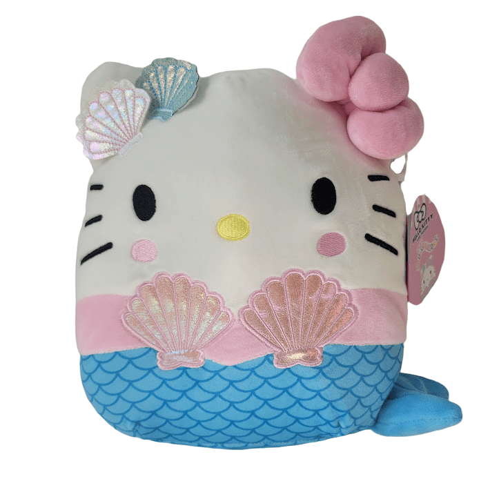 Squishmallows Official Kellytoys 8 Inch Mermaid Hello Kitty Summer Edition Super Soft Plush Stuffed Toy