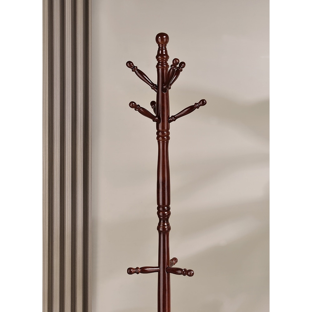 71.5 In. Wood Swivel Coat Rack