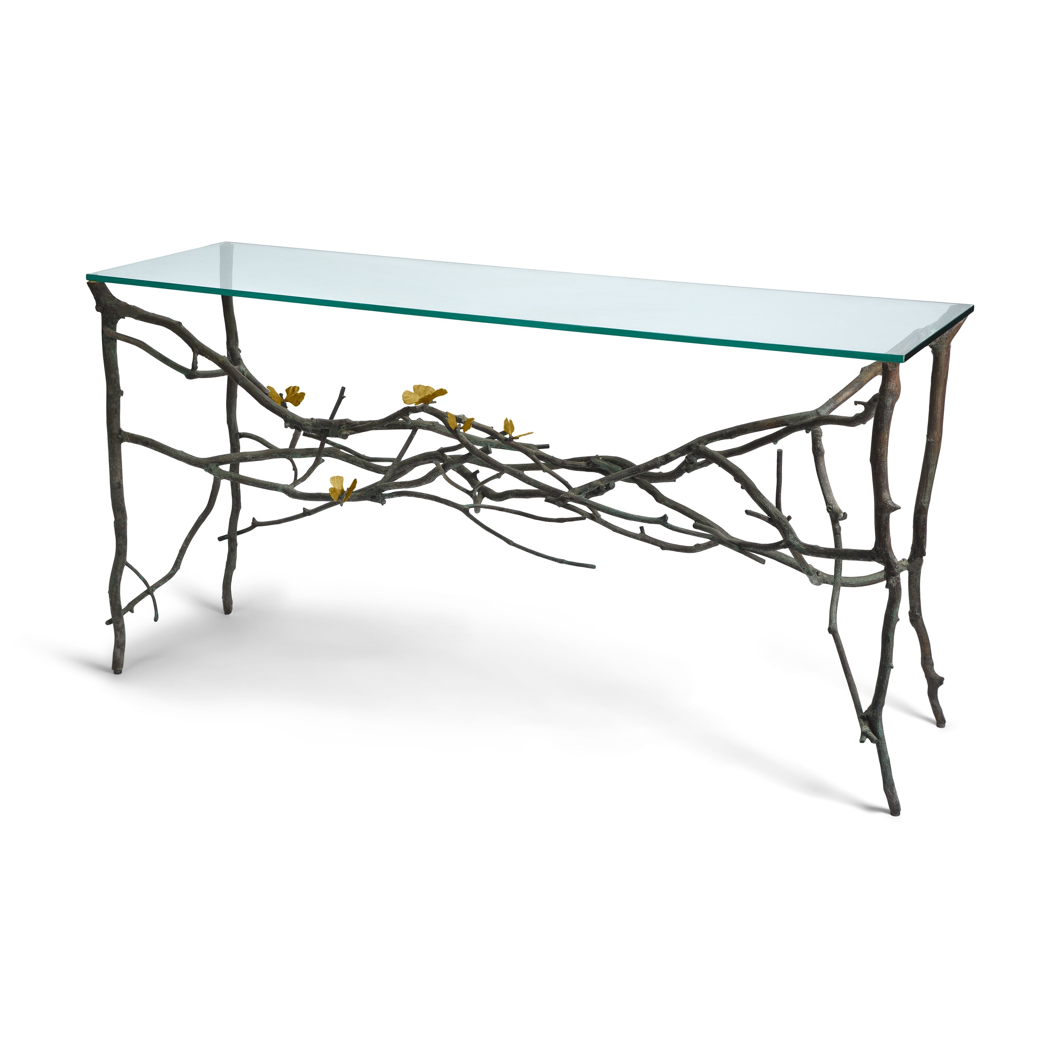 Butterfly Ginkgo Console Table