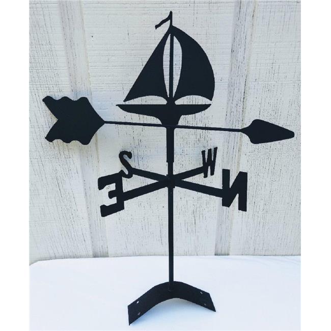 The Lazy Scroll sailroof Sailboat Roof Mount Weathervane