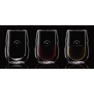 Ozeri Moderna Artisan Series 10 oz. Double Wall Insulated Wine and Beverage Glasses (Set of 6) DW10W-6