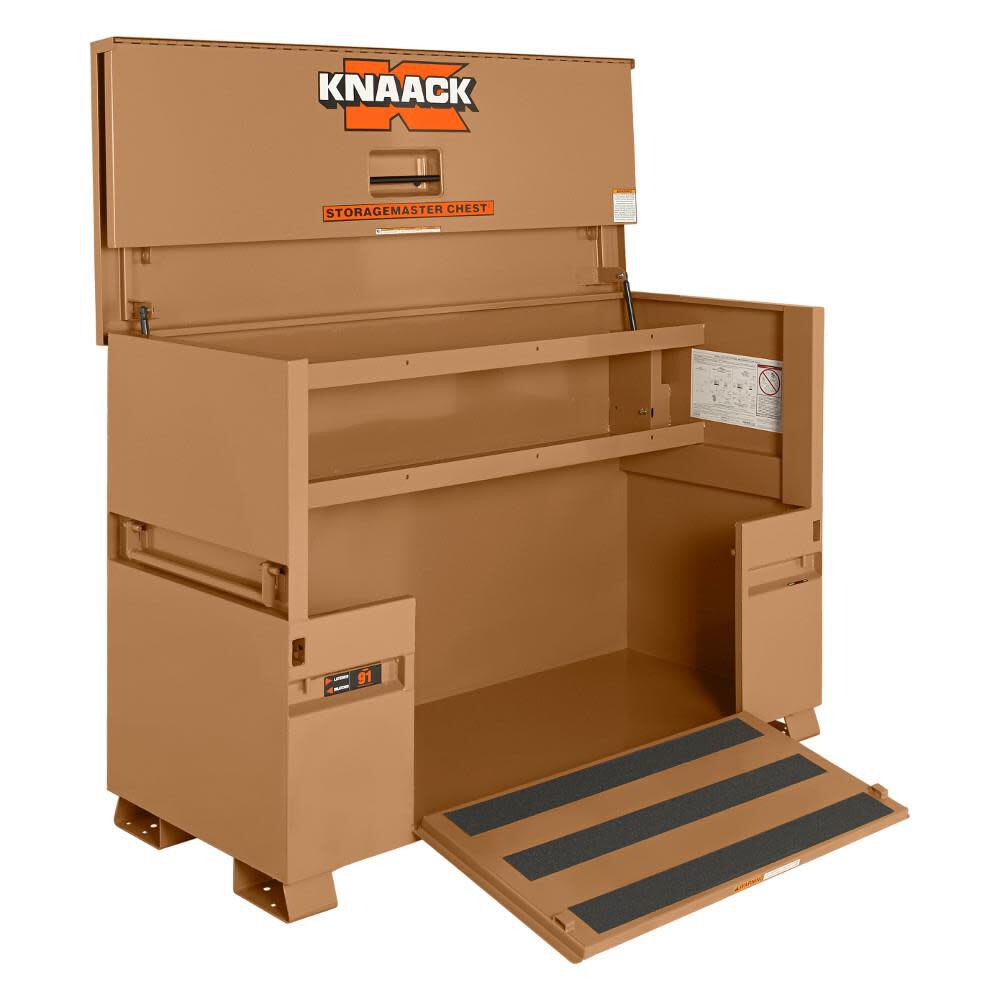 Knaack 30-in W x 72-in L x 49-in Steel Jobsite Box 91 from Knaack