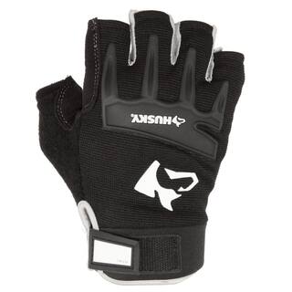 Husky Medium Fingerless Mechanics Glove 67122-16