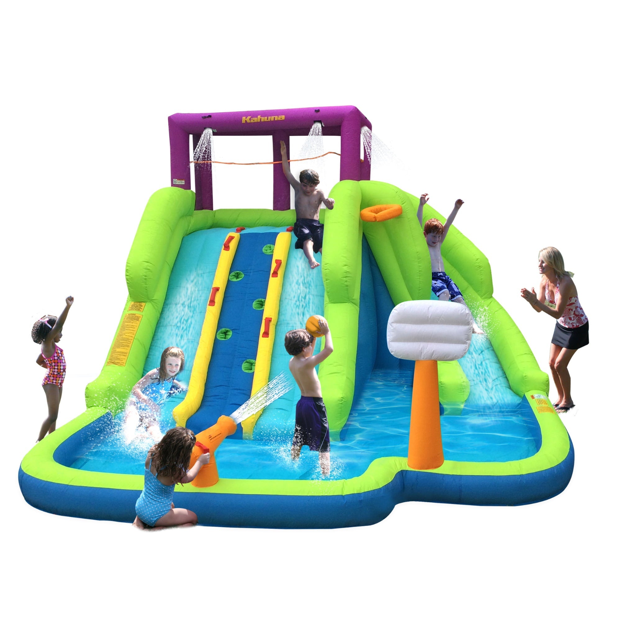 Magic Time - Triple Blast Inflatable Play Center with Water Slides