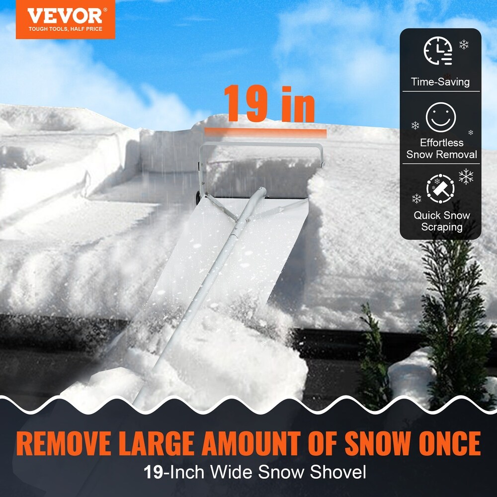 VEVOR Snow Roof Rake for House Roof  Car Snow  Wet Leaves
