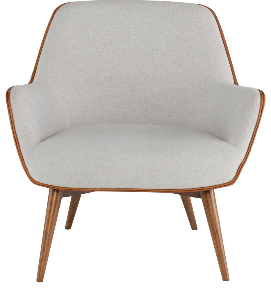 Nuevo Furniture Gretchen Occasional Chair   Midcentury   Armchairs And Accent Chairs   by Unlimited Furniture Group  Houzz