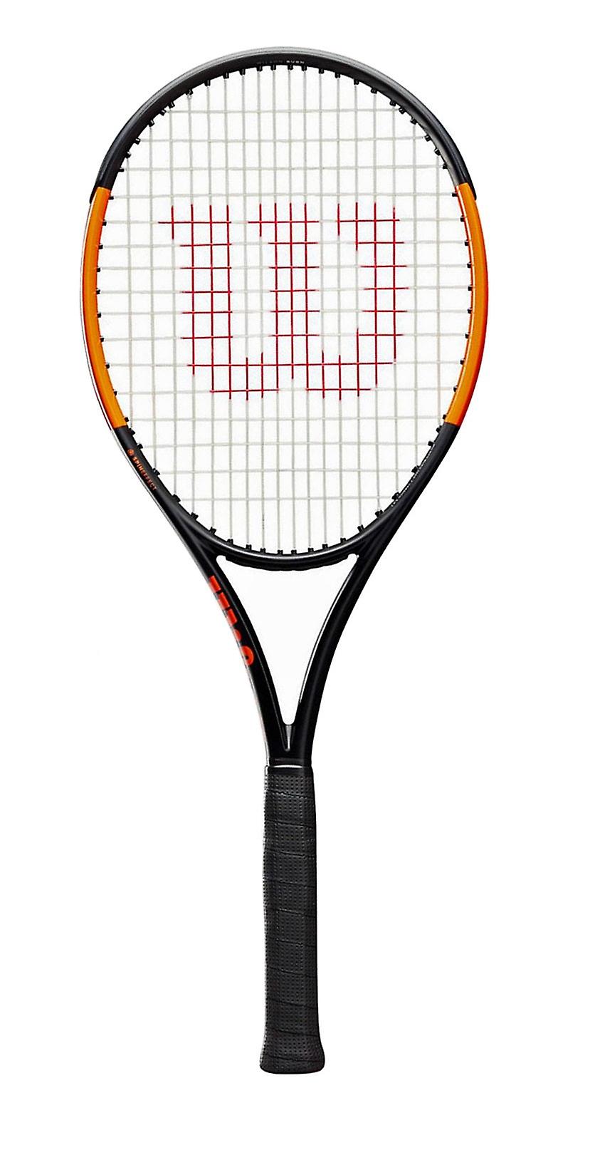 Wilson burn 100 ls graphite tennis racket - strung