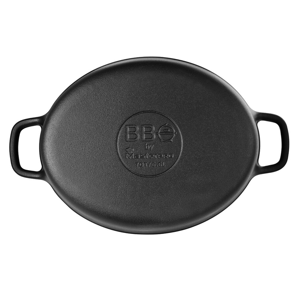 MasterPRO 7 Quart Covered Oval Dutch Oven