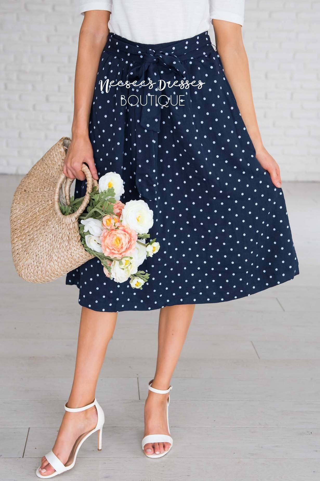 Wildest Dreams Polka Dot Skirt