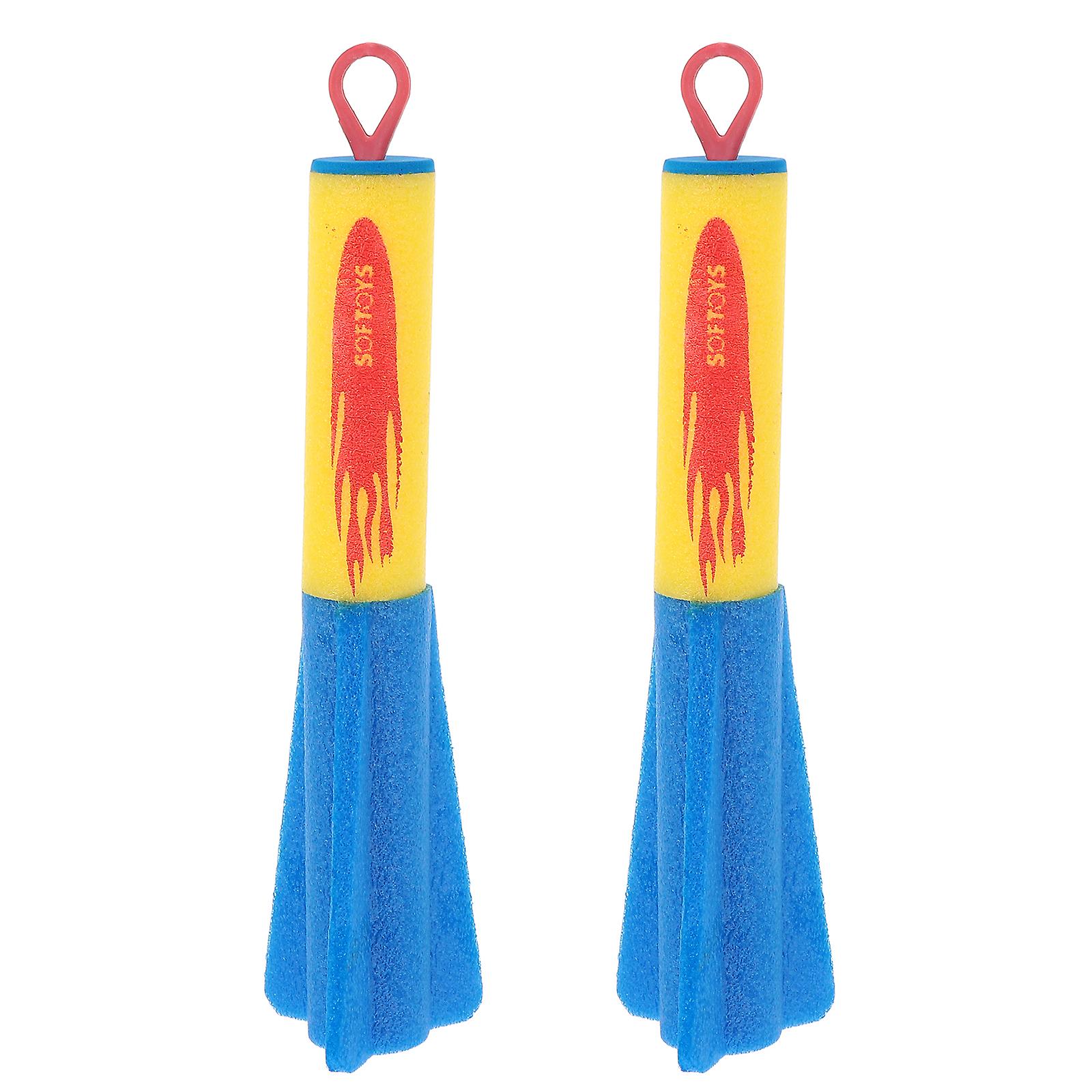 2pcs Kid's Hand Throwing Rockets Toys Children Outdoor Rockets Flying Toy