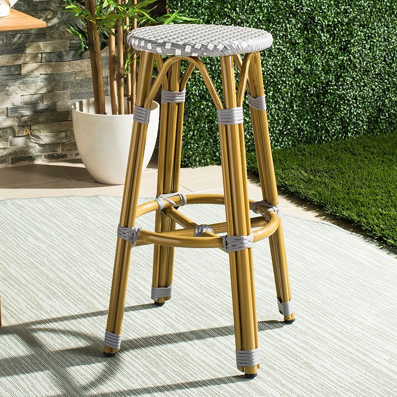 Safavieh Wicker Seat Indoor / Outdoor Bar Stool