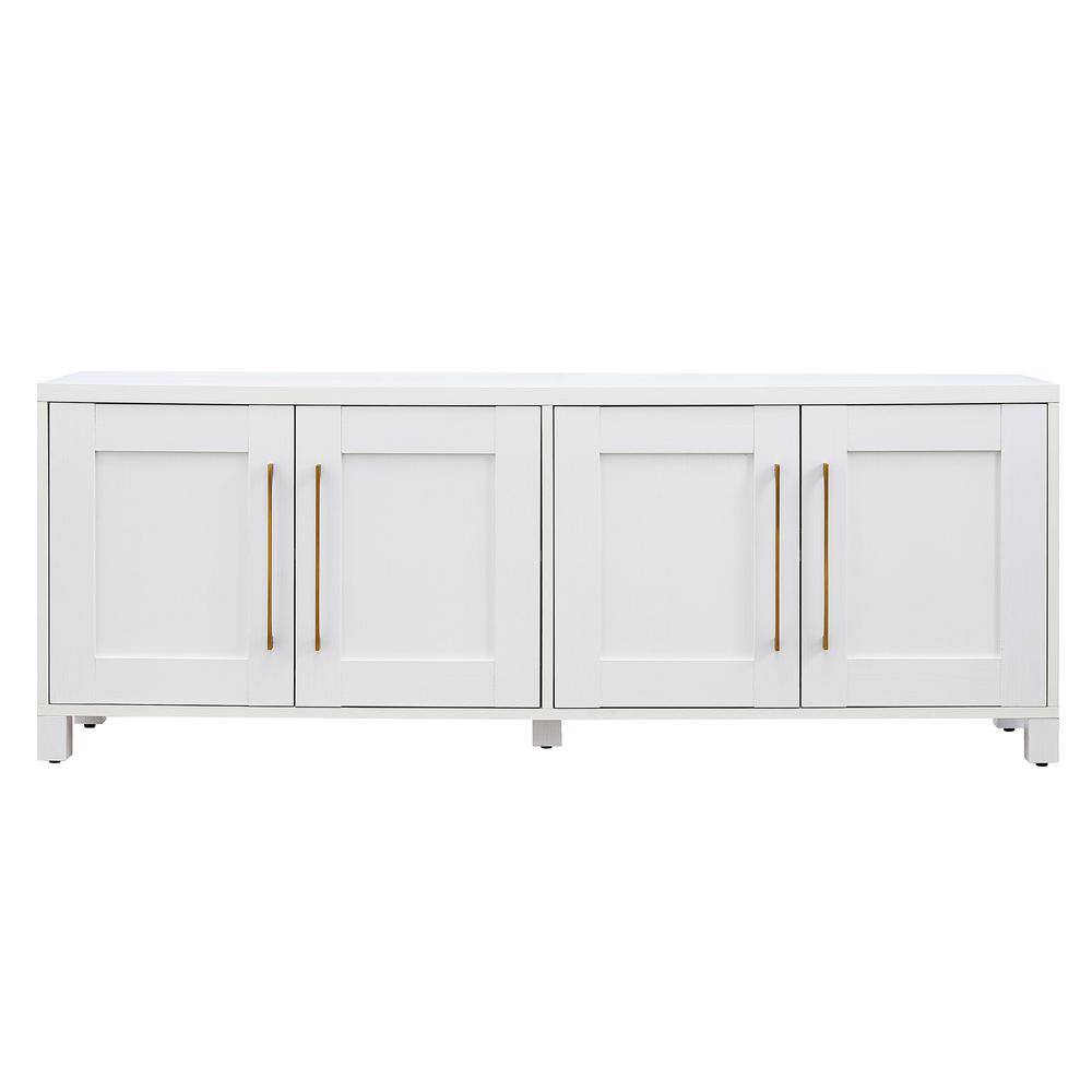 MeyerCross Chabot 68 in. White TV Stand Fits TV's up to 75 in. TV1136