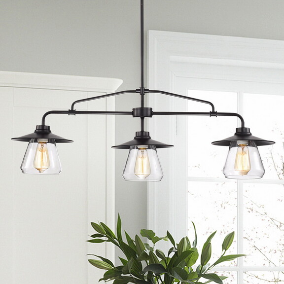 Warehouse of Tiffany HM004/3 Temet 8.7 in. 3 Light...