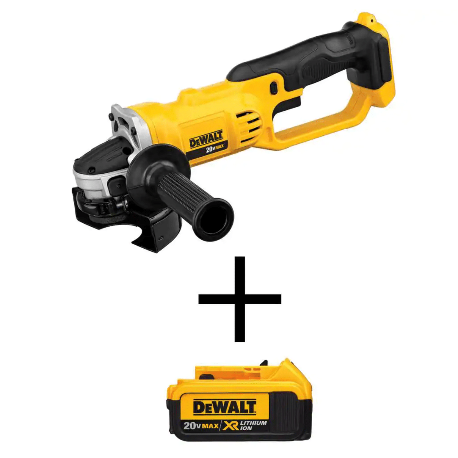 Dewalt 20-Volt MAX Cordless 4-1/2 in. to 5 in. Grinder with (1) 20-Volt 4.0Ah Battery (DCG412BWDCB204)