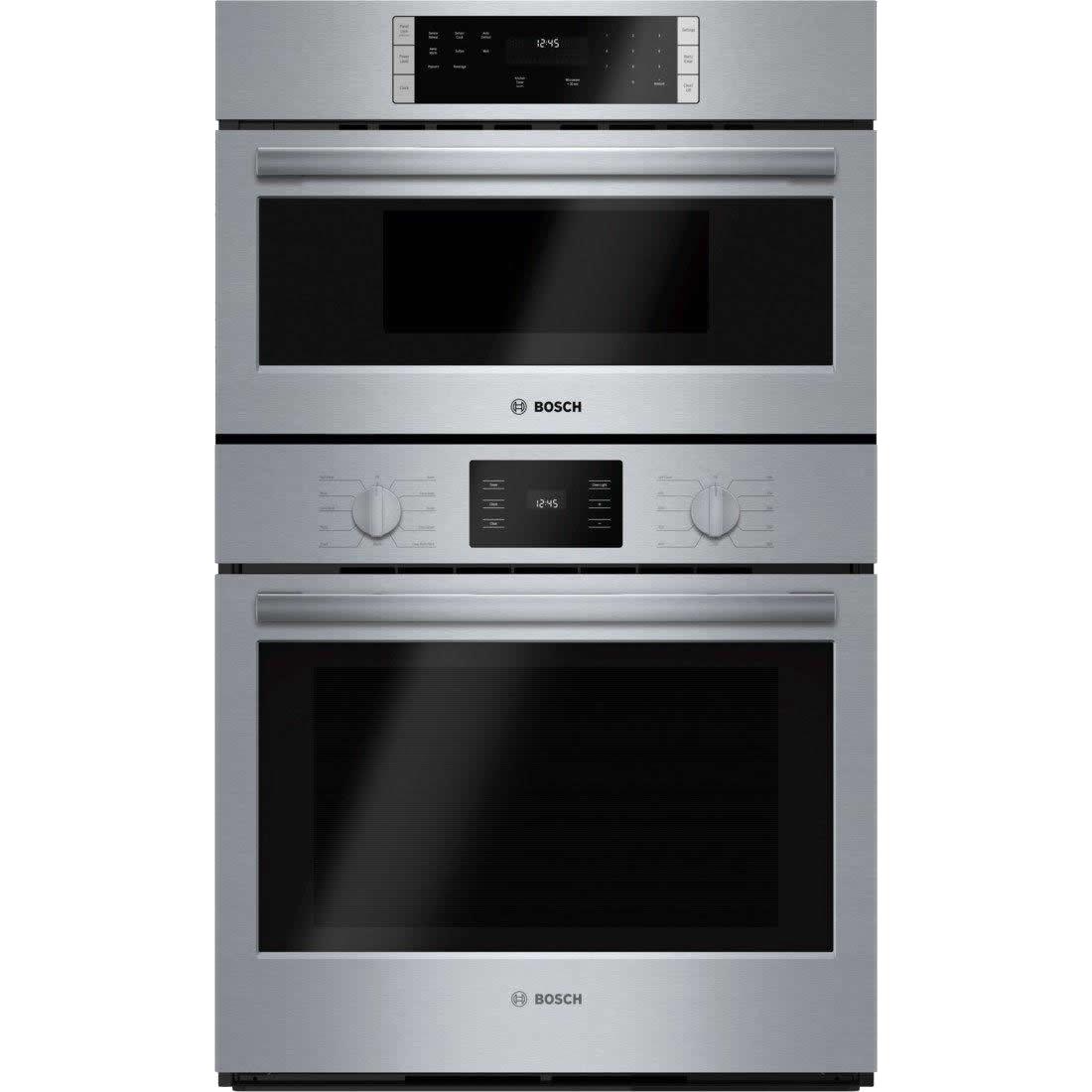 Bosch 30-inch, 4.6 cu. ft. Built-in Combination Wall Oven with Convection HBL57M52UC