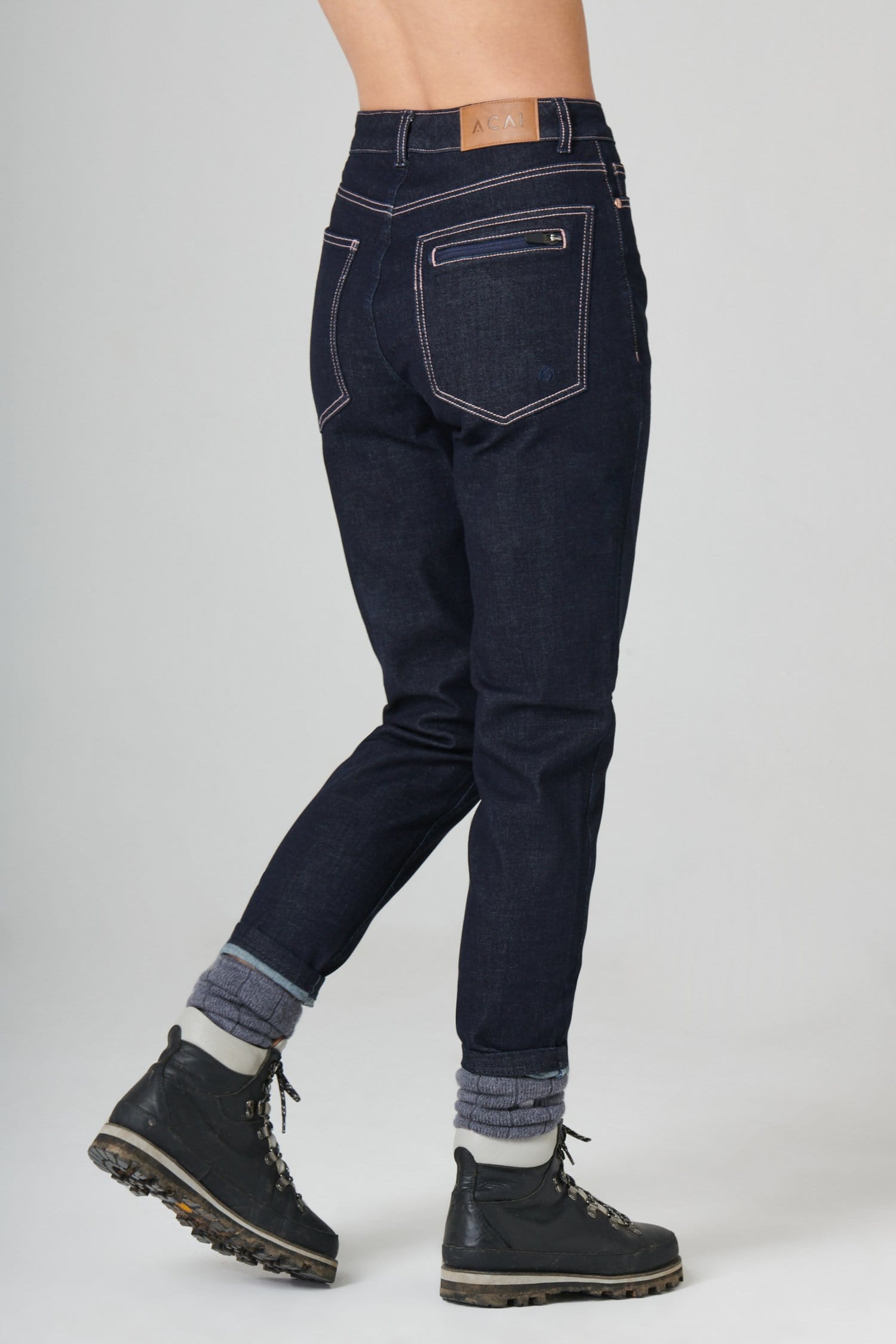 The Outdoor Slim Fit Jeans - Dark Blue Denim