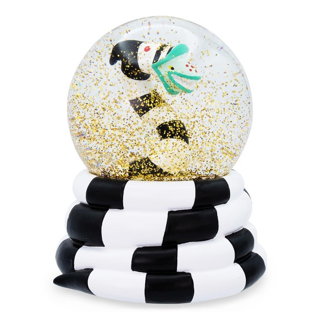 Silver Buffalo Beetlejuice Sandworm 4 Inch Collectible Snow Globe