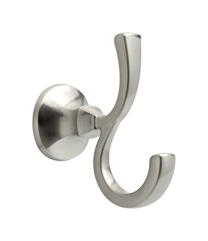 Delta Mandara 7.1 in. H X 5.2 in. W X 3.2 in. L Brushed Nickel Robe Hook