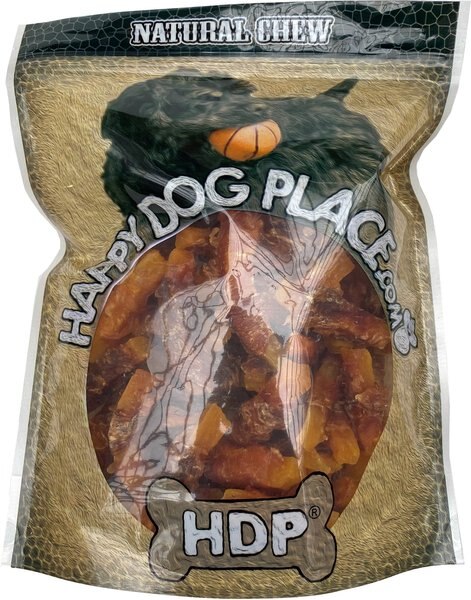 HDP Chicken and Sweet Potato Strips Dog Treats， 2-lb bag