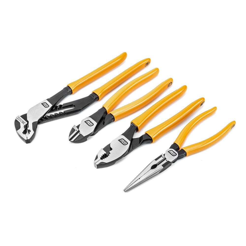 GEARWRENCH Pitbull Mixed Plier Set Dipped Handle 4pc 82203-06 from GEARWRENCH