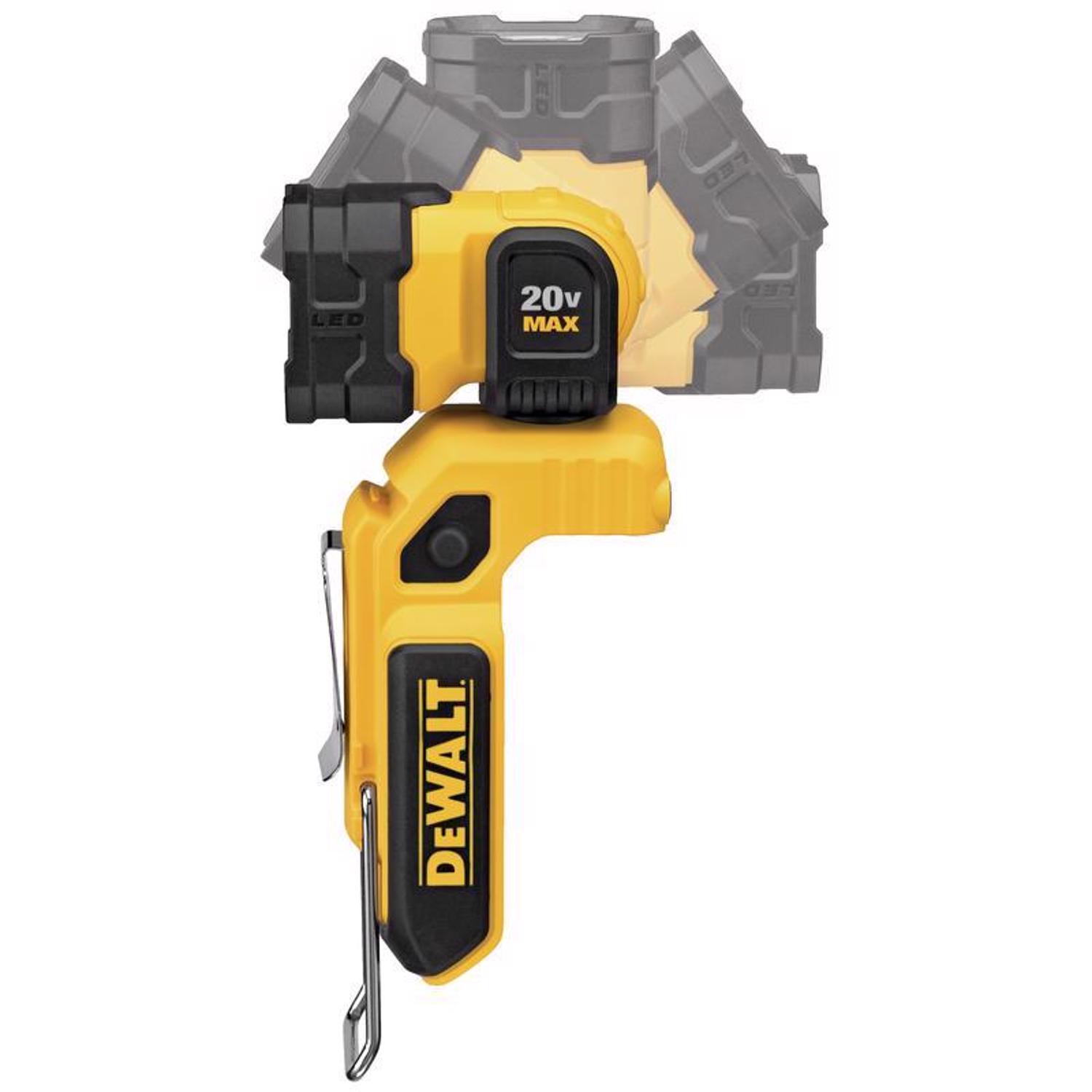 DW 20V MAX 160 lm Black/Yellow LED Work Light Flashlight