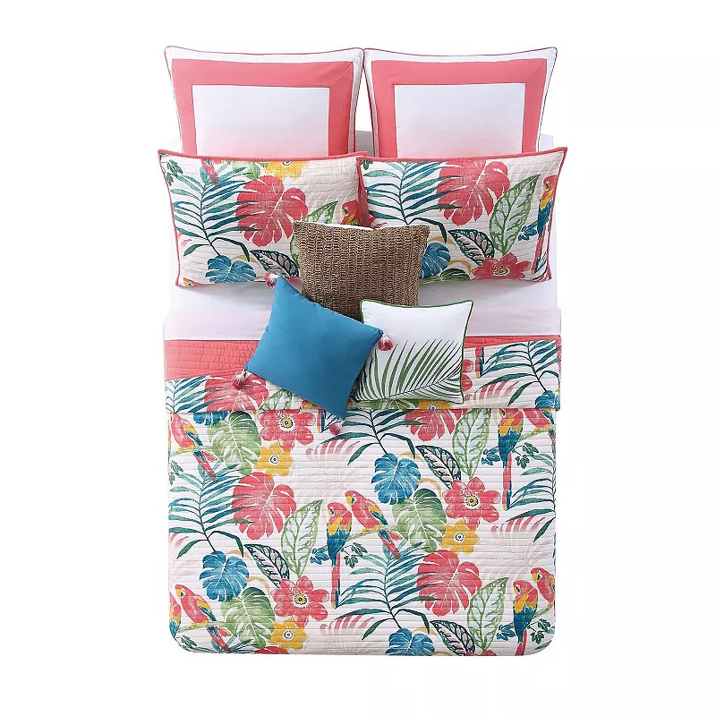 Oceanfront Resort Coco Paradise Quilt Set