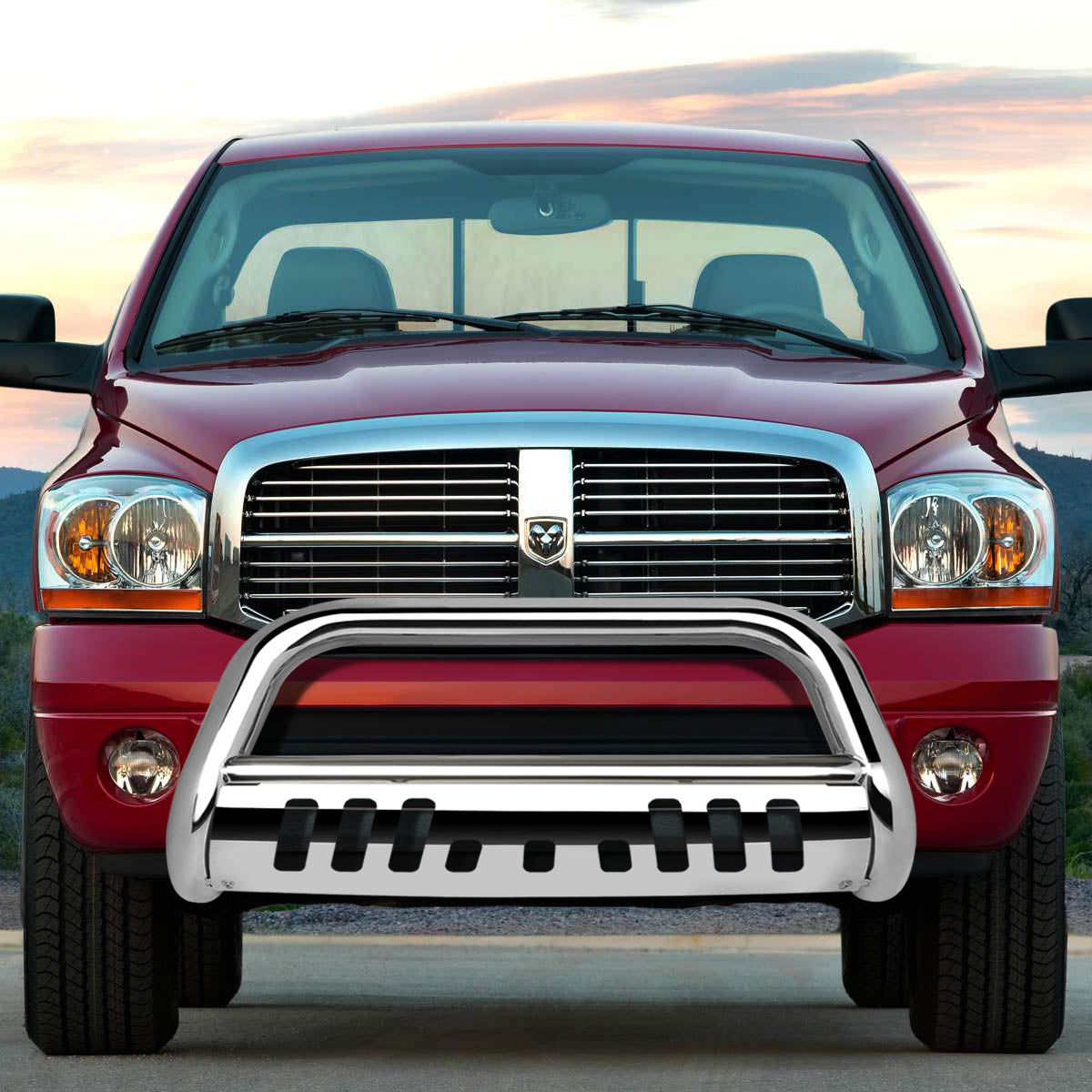 DNA Motoring BURB-019-SS For 2009 to 2018 Dodge Ram 1500 3