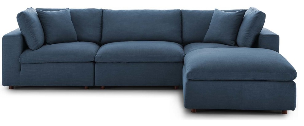 Modern Contemporary Urban Living Sectional Sofa Set  Fabric   Transitional   Sectional Sofas   by House Bound  Houzz