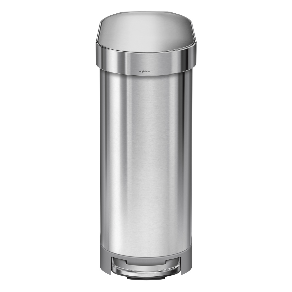 simplehuman Stainless Steel 12 gal45L Step Trash Can