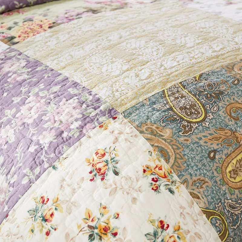 Greenland Home Fashions Blooming Prairie Quilt Set