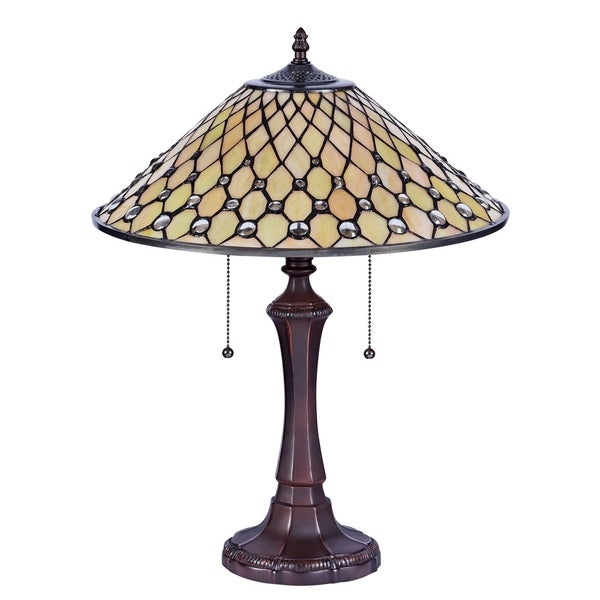  Style 2-light Blackish Bronze Table Lamp