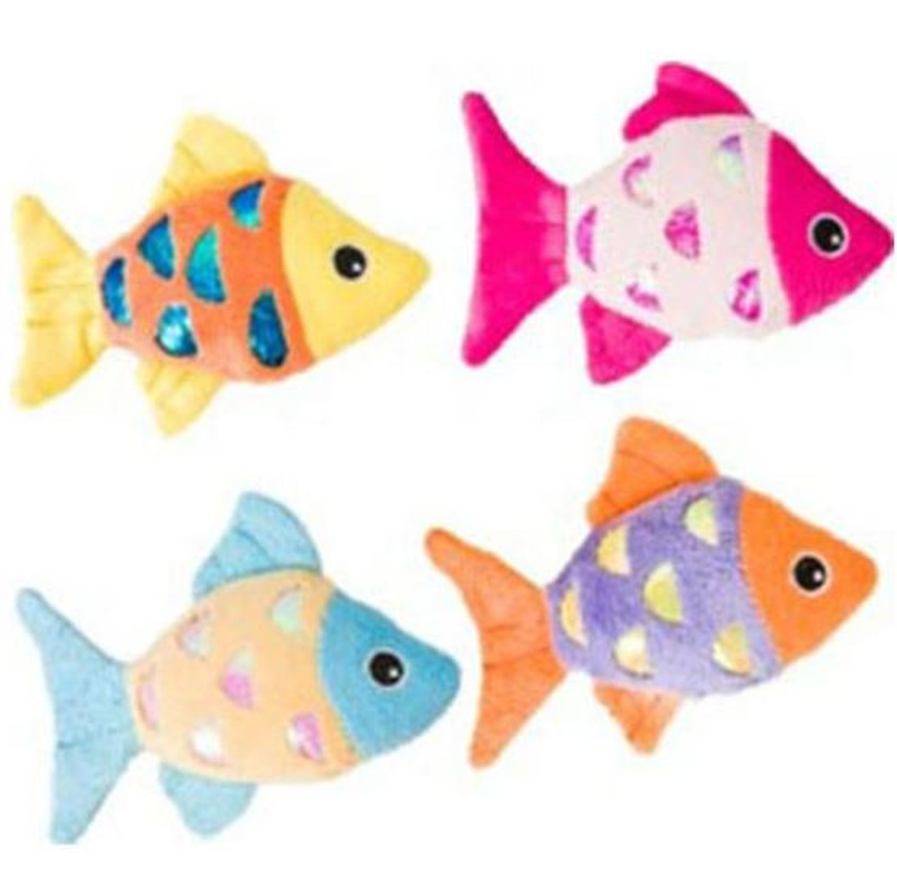 Spot Shimmer Glimmer Fish W/Catnip Cat Toy， 4.5