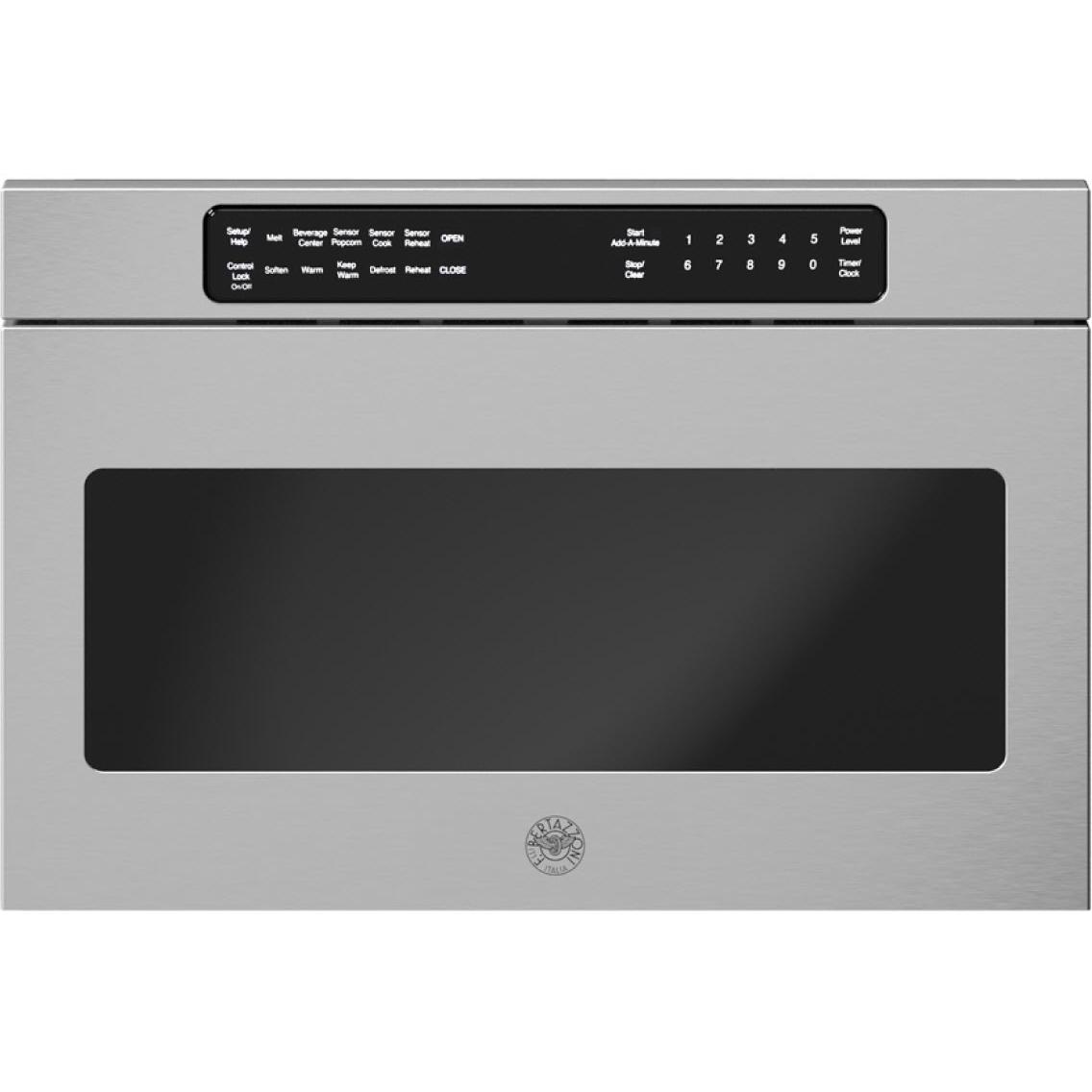 Bertazzoni 24-inch, 1.2 cu.ft. Built-in Microwave Drawer with LCD Display MD24X