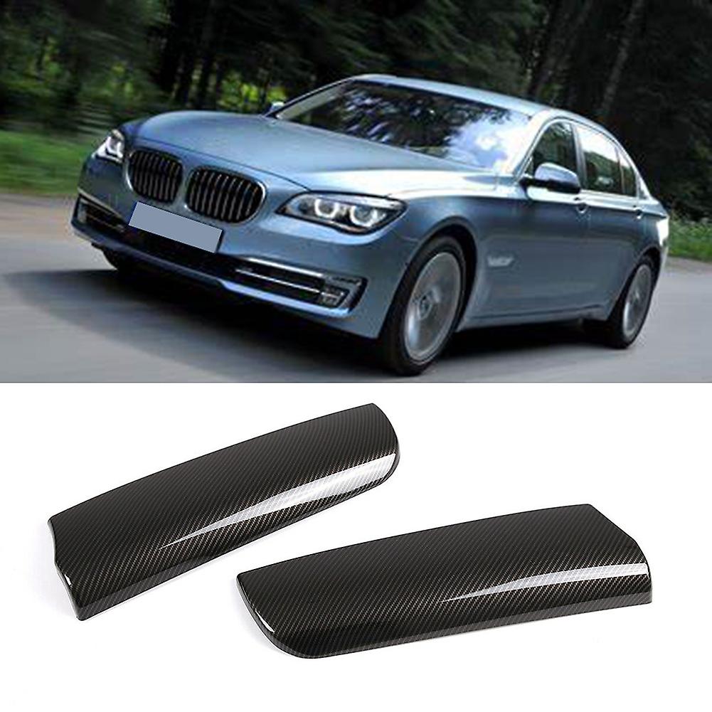 Car Armrest Box Cover Carbon Fiber Center Armrest Box Trim Cover Auto Modification For Bmw 7 Series F01 F02 09-14