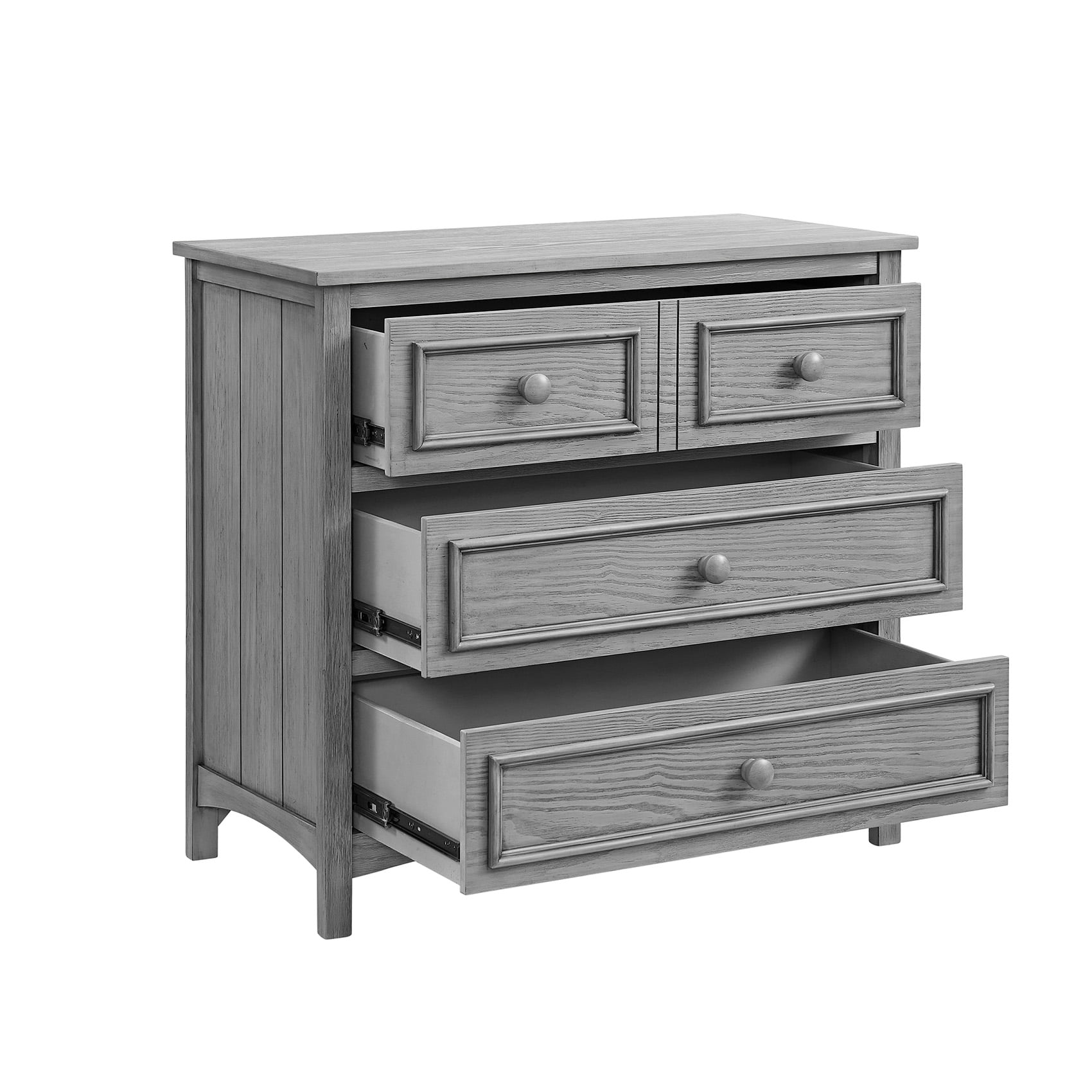 Oxford Baby Farmington 3-Drawer Dresser, Rustic Gray