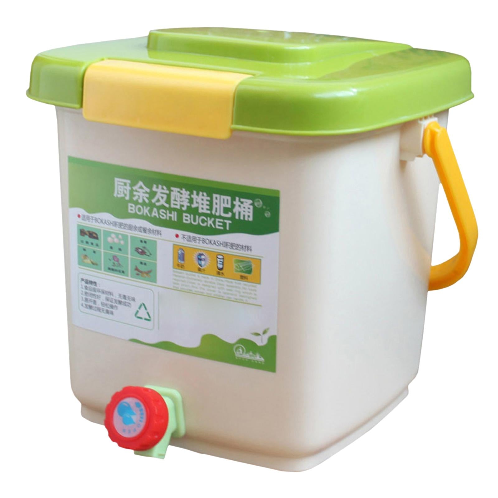 12L Indoor Compost Bin,Household Compost Box with Lid Container,Fermentation Tank,Kitchen Waste Compost Bucket for Food Waste