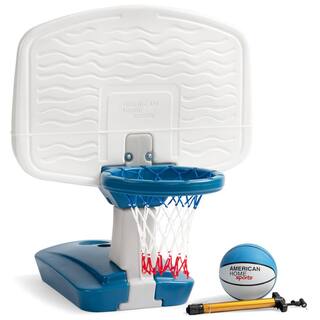 Simplay3 Pooltime Basketball Hoop Blue and White 223010-01