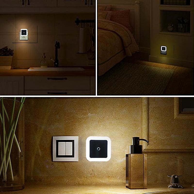 Wireless Led Night Light Sensor Lighting Mini Eu Us Plug Nightlights Lamp For Children Room Bedroom Decoration Lights Lighting