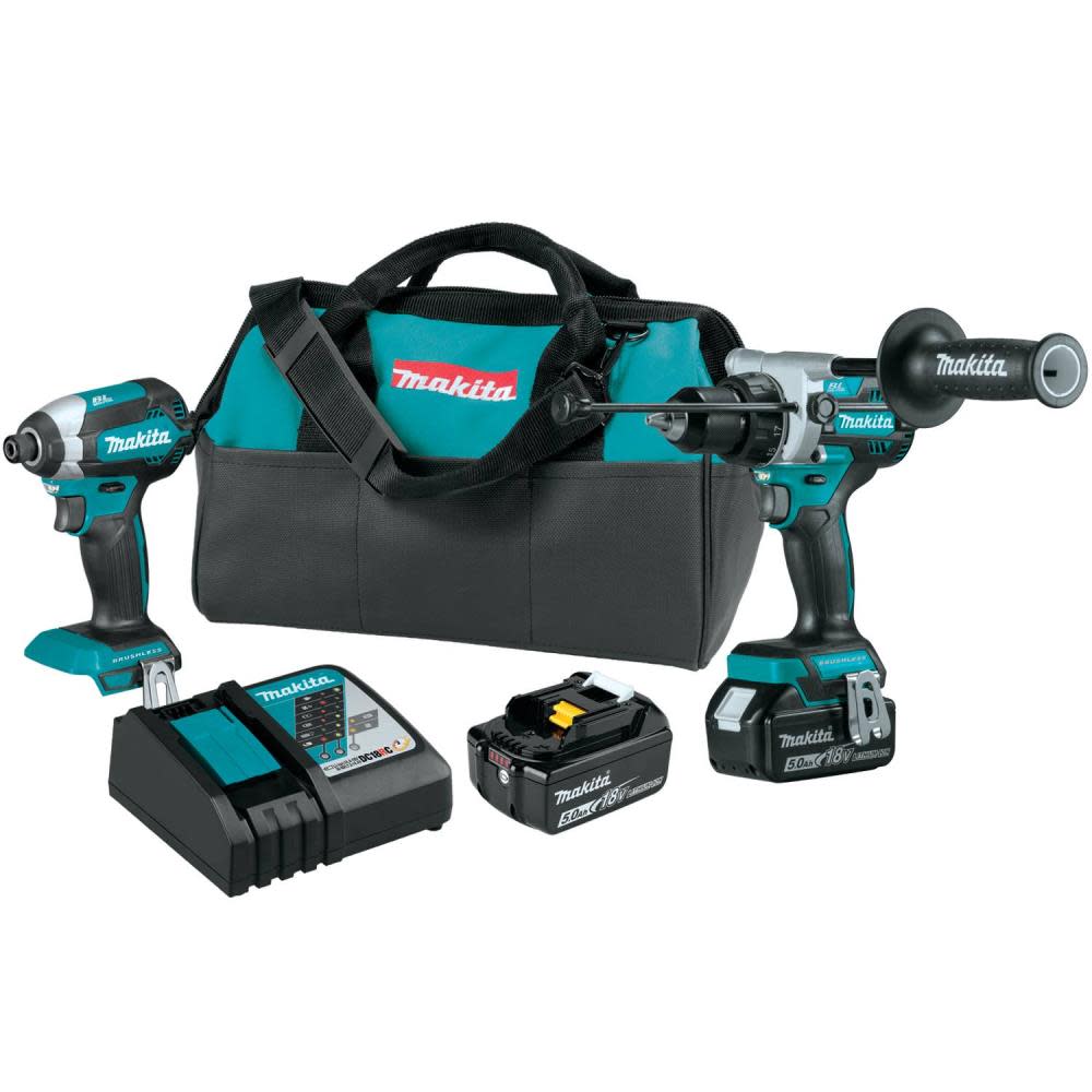 Makita 18V LXT 2pc Combo Kit Lithium Ion Brushless Cordless XT291T from Makita