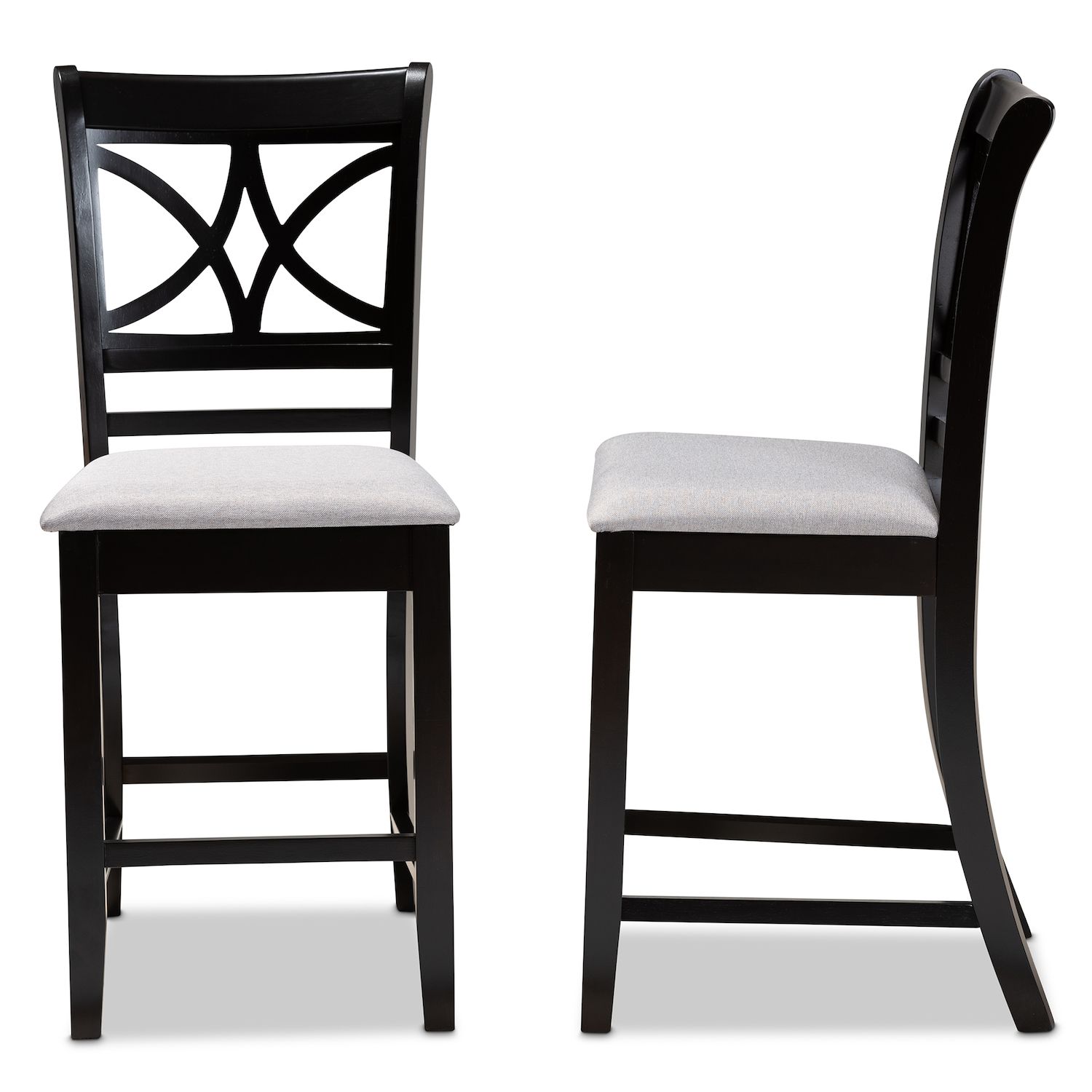 Baxton Studio Chandler Counter Stool 2-piece Set