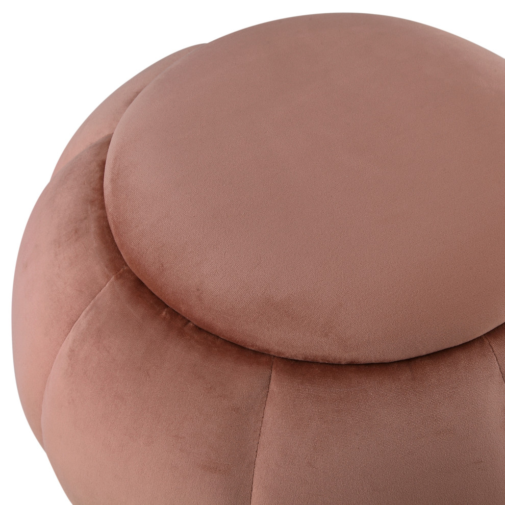 Nicole Miller Zidane Ottoman  Upholstered   Contemporary   Footstools And Ottomans   by Inspired Home  Houzz