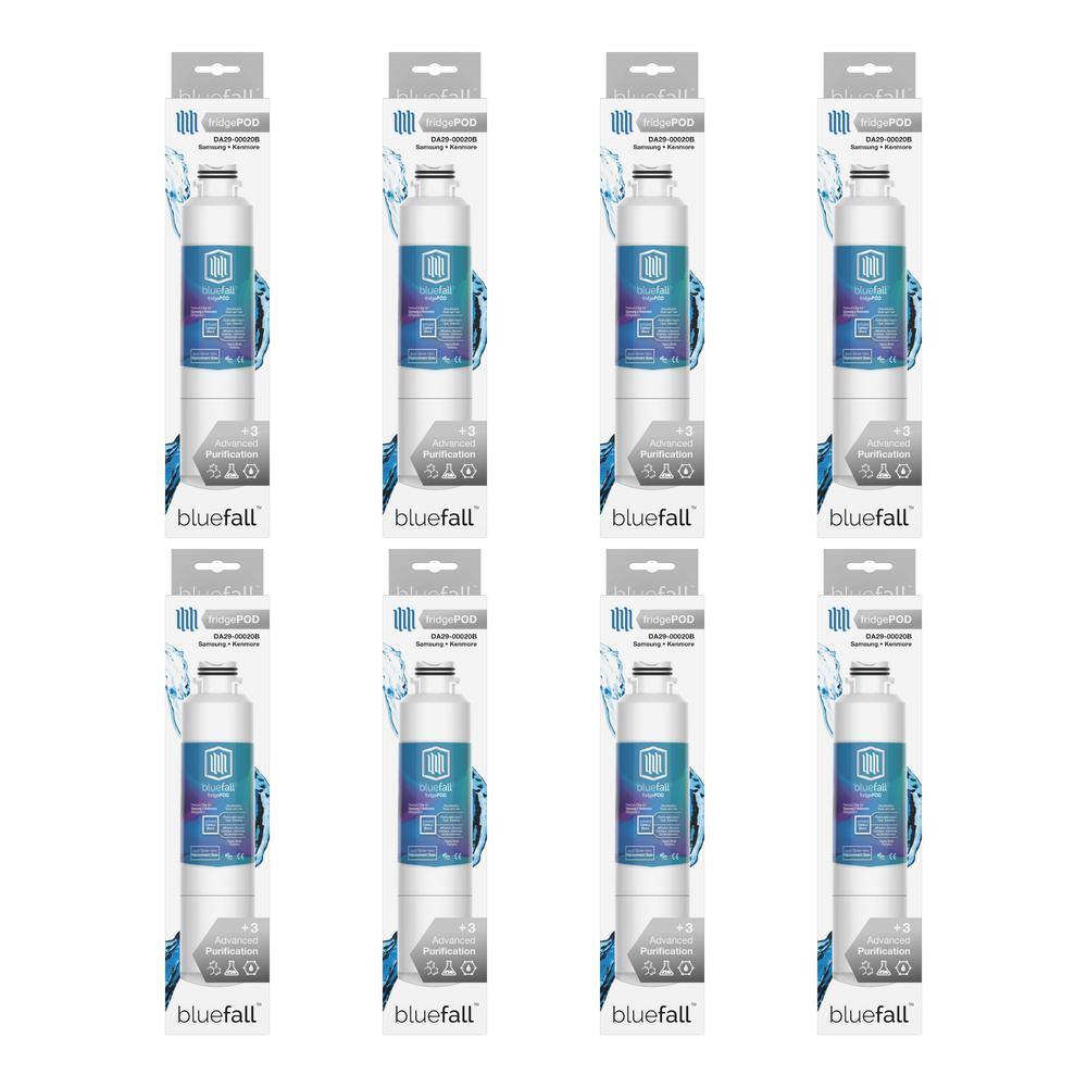 DRINKPOD 8 Compatible Refrigerator Water Filters Fits  (Value Pack) BFDA2900020B8PK