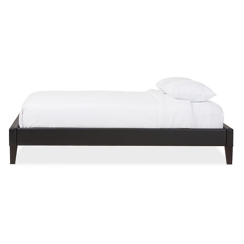 Baxton Studio Lancashire Faux Leather Bed Frame